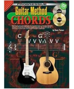 Progressive Books Manuscript Progressive Guitar Method Chords Book / CD