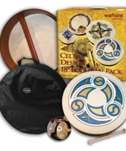 Crescendo Music Waltons 18" Bodhran (Irish Drum) Pack