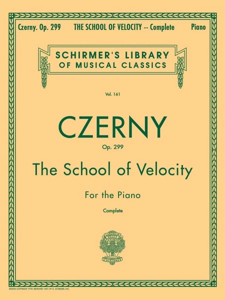 Crescendo Music Manuscript Czerny School Of Velocity, Op. 299 Vol. 161 Complete 3 Crescendo Music Manuscript Czerny School Of Velocity, Op. 299 Vol. 161 Complete