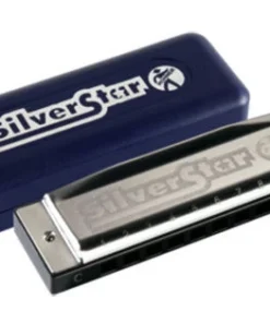Hohner Silver Star 10-Hole Diatonic Harmonica Folk & Native 8 Hohner Silver Star 10-Hole Diatonic Harmonica Folk & Native