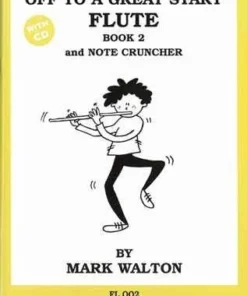Crescendo Music Off To A Great Start Flute Book 2/CD Mark Walton Manuscript