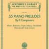 Hal Leonard 55 Piano Preludes By 8 Composers Manuscript