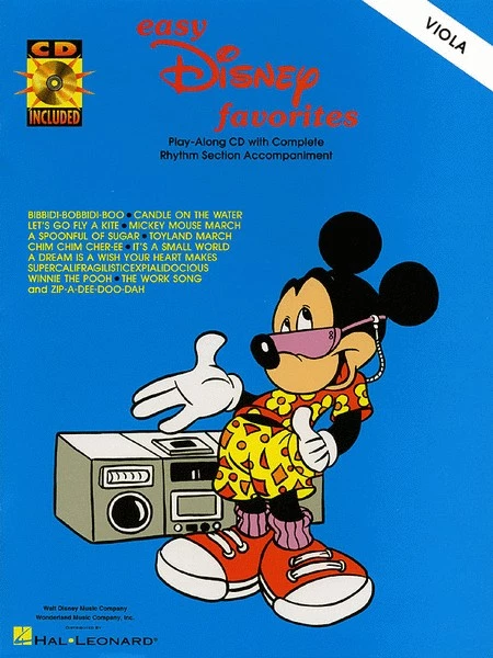 Crescendo Music Easy Disney Favorites For Viola Bk/CD 3 Crescendo Music Easy Disney Favorites For Viola Bk/CD
