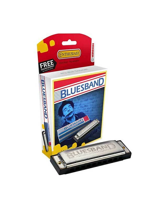Hohner Enthusiast Series Bluesband Harmonica Folk & Native 3 Hohner Enthusiast Series Bluesband Harmonica Folk & Native