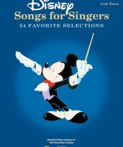Hal Leonard Disney Songs For Singers Low Voice