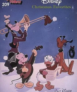 Crescendo Music Manuscript EZ Play 209 Disney Christmas Favourites
