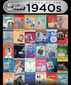 Crescendo Music EZ Play 364 Songs Of The 1940s - The New Decade Series Manuscript