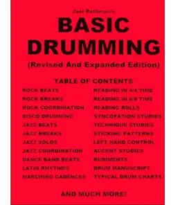 Crescendo Music Manuscript Basic Drumming Joel Rothman