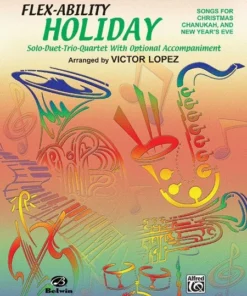 Crescendo Music Flex-Ability: Holiday Oboe / Guitar (Melody) / Piano / Guitar Chords / Electric Bass Manuscript