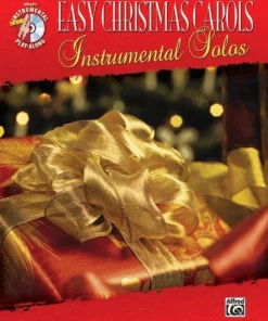 Crescendo Music Manuscript Easy Christmas Carols Instrumental Solos Trumpet BK / CD