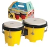 Crescendo Music Mini Bongos Mano Percussion Plastic