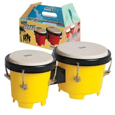 Crescendo Music Mini Bongos Mano Percussion Plastic 3 Crescendo Music Mini Bongos Mano Percussion Plastic