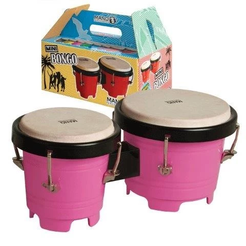 Crescendo Music Mini Bongos Mano Percussion Plastic 4 Crescendo Music Mini Bongos Mano Percussion Plastic