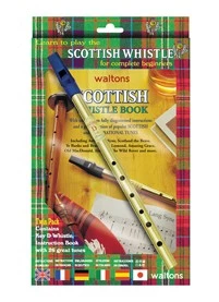 Crescendo Music Waltons Scottish Penny Whistle & Book Pack Folk & Native