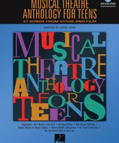 Hal Leonard Musical Theatre Anthology For Teens Young Men's Edition With Online Audio Manuscript