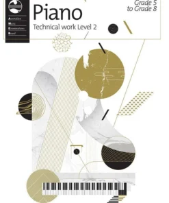 Crescendo Music Manuscript AMEB Technical Workbook Piano Level 2 2018