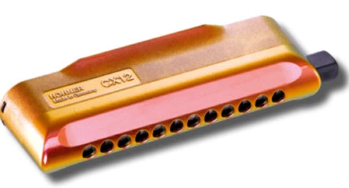 Folk & Native Hohner CX12 Jazz Chromatic Harmonica Red To Gold Finish In The Key Of C 3 Folk & Native Hohner CX12 Jazz Chromatic Harmonica Red To Gold Finish In The Key Of C