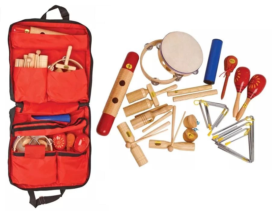 Crescendo Music MANO Percussion 17 Piece Classroom Rhythm Percussion Set 3 Crescendo Music MANO Percussion 17 Piece Classroom Rhythm Percussion Set