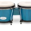Crescendo Music Toca 6 & 6-3/4" Synergy Series Wooden Bongos In Bahama Blue Percussion 1 Crescendo Music Toca 6 & 6-3/4" Synergy Series Wooden Bongos In Bahama Blue Percussion
