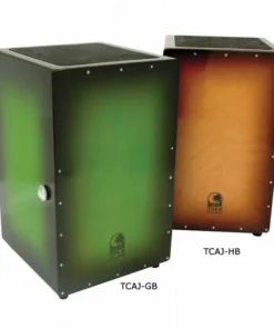 Crescendo Music Toca Wooden Cajon In Honey Burst With Internal Wire Snares Percussion