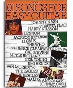 Crescendo Music Manuscript 101 Songs For Easy Guitar Book 1