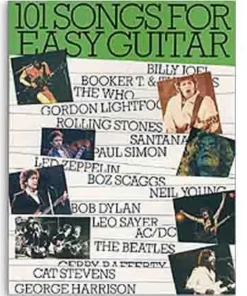 Crescendo Music Manuscript 101 Songs For Easy Guitar Book 4
