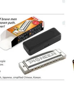 Folk & Native Hohner Pioneer Harps Counter Display Box Of 10 In The Key Of C