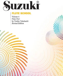 Crescendo Music Manuscript Suzuki Flute School Method Book