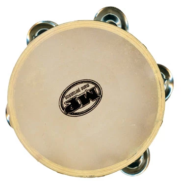 Crescendo Music Percussion 06 Inch Tambourine With 5 Pairs Of Jingles. Wood Rim With Calf Skin, Non-tunable 3 Crescendo Music Percussion 06 Inch Tambourine With 5 Pairs Of Jingles. Wood Rim With Calf Skin, Non-tunable