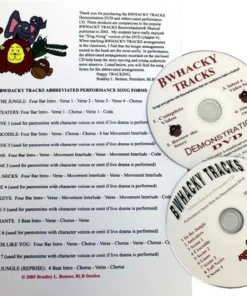 Boomwhackers "Bwhacky Tracks" Package Book/CD/DVD