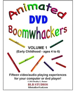 Boomwhackers "Animated Boomwhackers" DVD Only Percussion