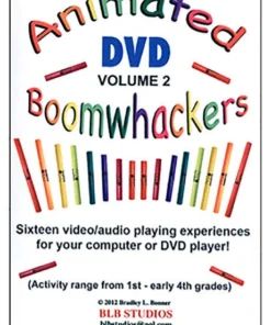 Boomwhackers "Animated Boomwhackers" DVD Only Percussion