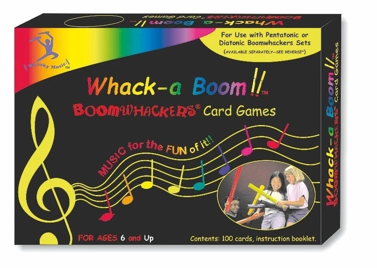 Percussion Boomwhackers "Whack-a Boom!" Colour Card Games 3 Percussion Boomwhackers "Whack-a Boom!" Colour Card Games