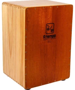 A Tempo Percussion Basic Flamenco Cajon In Natural Satin Finish