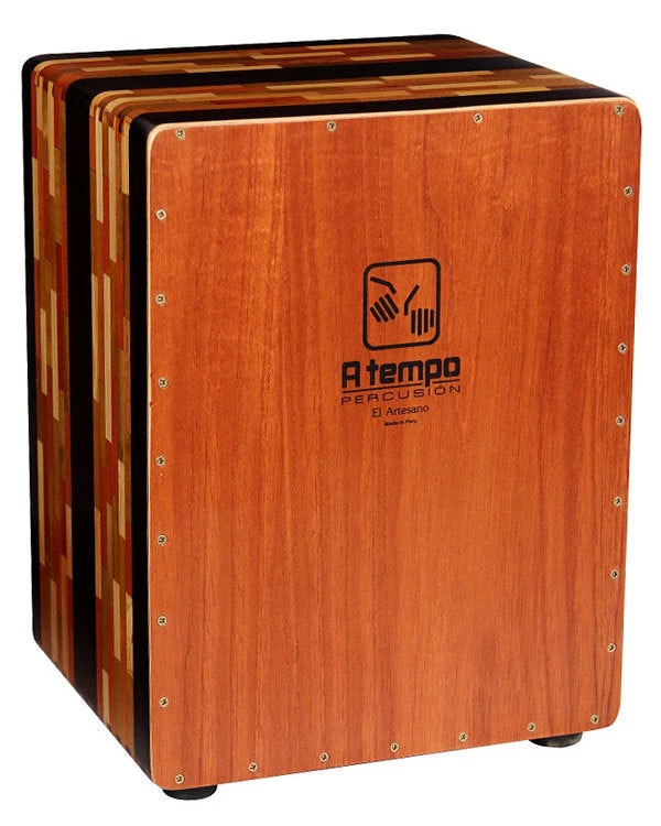 A Tempo Percussion El Artesano Cajon In Natural Gloss Finish 3 A Tempo Percussion El Artesano Cajon In Natural Gloss Finish
