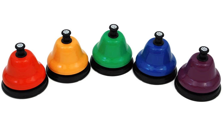 Crescendo Music Chroma-Notes 5-Note Chromatic Desk Bell Set 3 Crescendo Music Chroma-Notes 5-Note Chromatic Desk Bell Set