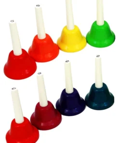 Crescendo Music Chroma-Notes 8-Note Diatonic Handbell Set Percussion