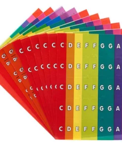 Crescendo Music Chroma-Notes Diatonic & Chromatic Stick Ons Percussion