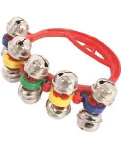 Crescendo Music Percussion 10 Hand Bells Sleigh Bells Plastic Handle