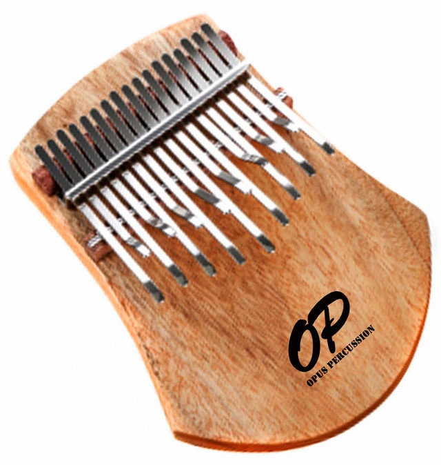 Opus Percussion 17-Key Camphor Wood Kalimba Plate In Natural 3 Opus Percussion 17-Key Camphor Wood Kalimba Plate In Natural
