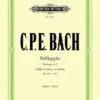 Hal Leonard BACH Solfeggio (Solfeggietto) In C Minor Wq 117/2 / H220