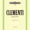 Hal Leonard Clementi Sonatinas For Piano Op 36 37 38 Manuscript