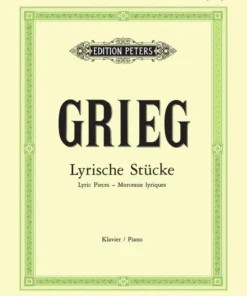Hal Leonard Manuscript GRIEG Lyric Pieces Book 3 Op. 43