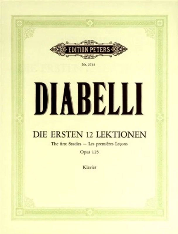 Hal Leonard DIABELLI The First Studies Op. 125 3 Hal Leonard DIABELLI The First Studies Op. 125