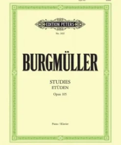 Hal Leonard Manuscript BURGMULLER 12 Brilliant & Melodious Studies Op. 105