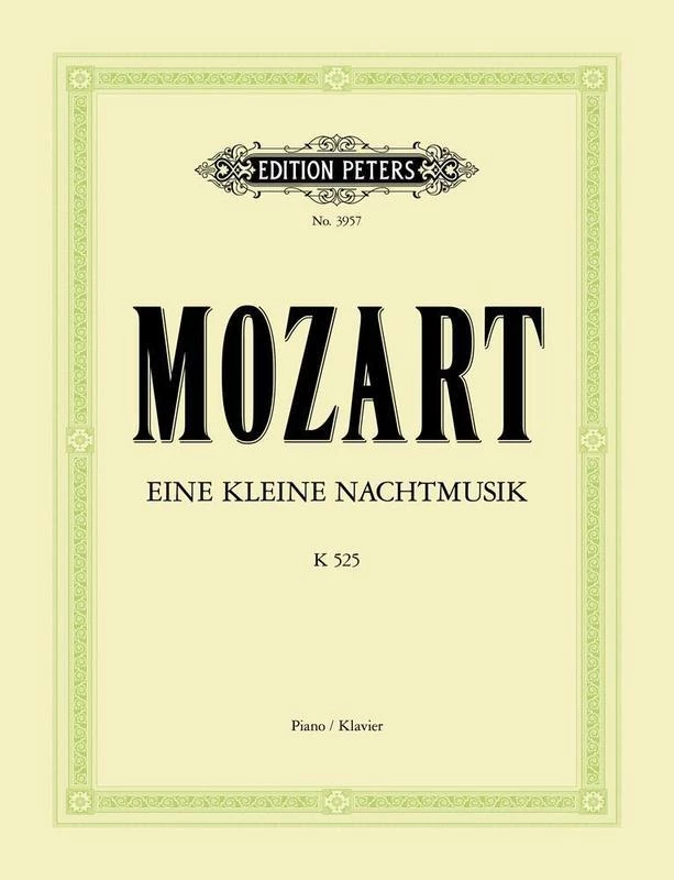 Hal Leonard MOZART Serenade In G K. 525 'Eine Kleine Nachtmusik' Manuscript 3 Hal Leonard MOZART Serenade In G K. 525 'Eine Kleine Nachtmusik' Manuscript