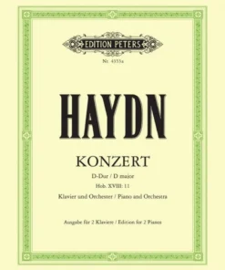 Hal Leonard Manuscript HAYDN Piano Concerto No. 1 In D Hob. XVIII:11