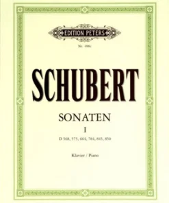 Hal Leonard Manuscript SCHUBERT Sonatas Vol. 1