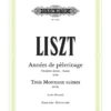 Hal Leonard LISZT Annees De Pelerinage - Suisse/Trois Morceaux Suisses