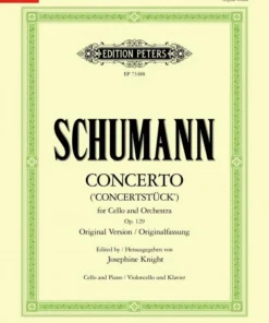 Hal Leonard SCHUMANN Concerto (Concertstuck) Op. 129 Original Version
